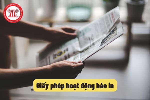 Giấy phép hoạt động báo in