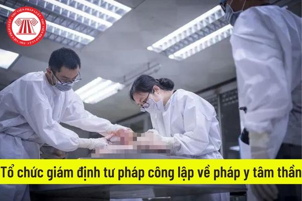 Tổ chức giám định tư pháp công lập về pháp y tâm thần