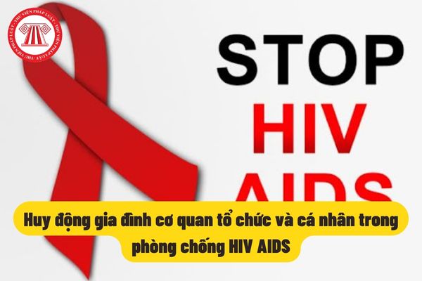 Huy động gia đình cơ quan tổ chức và cá nhân trong phòng chống HIV AIDS
