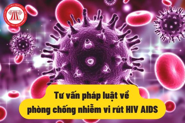 Tư vấn pháp luật về phòng chống nhiễm vi rút HIV AIDS