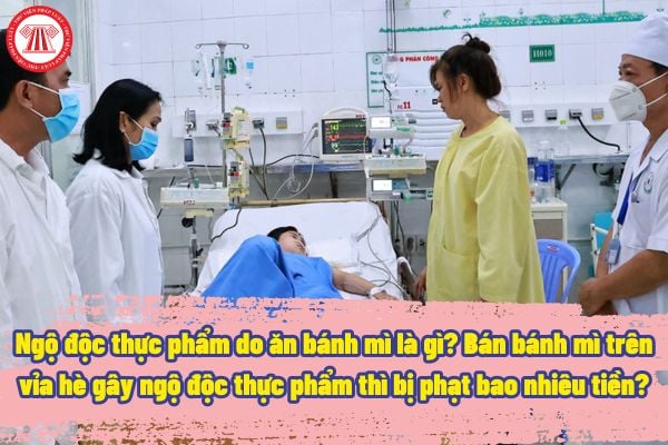 Ngộ độc thực phẩm do ăn bánh mì là gì? Bán bánh mì trên vỉa hè gây ngộ độc thực phẩm thì bị phạt bao nhiêu tiền?