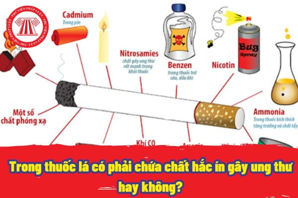 Trong thuốc lá có phải chứa chất hắc ín gây ung thư hay không? Người chưa đủ 18 tuổi có được sử dụng thuốc lá hay không?