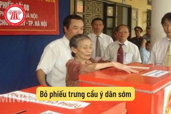 Bỏ phiếu trưng cầu ý dân sớm