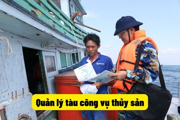 Quản lý tàu công vụ thủy sản