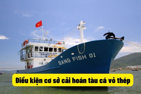 Điều kiện cơ sở cải hoán tàu cá vỏ thép