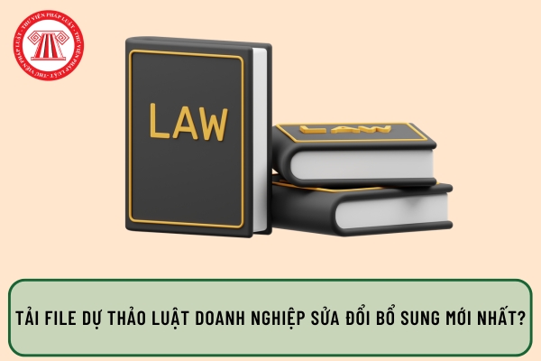 Tải file Dự thảo Luật Doanh nghiệp sửa đổi bổ sung mới nhất?