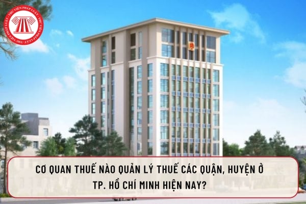 Cơ quan thuế nào quản lý thuế các quận, huyện ở TP. Hồ Chí Minh hiện nay?