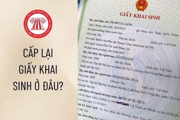 bị mất giấy khai sinh xin cấp lại ở đâu