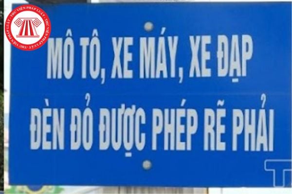 biển báo hiệu đường bộ cho phép rẽ phải