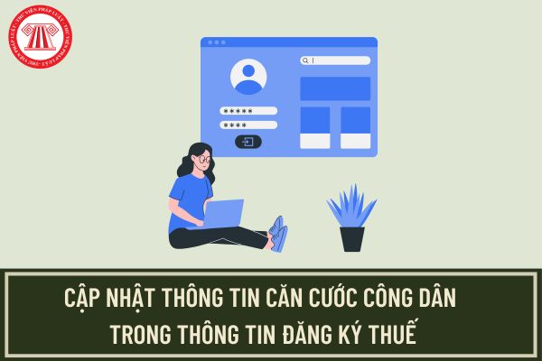 Hướng dẫn cập nhật thông tin Căn cước công dân trong thông tin đăng ký thuế?