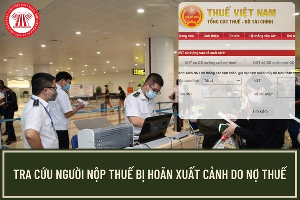 Hướng dẫn tra cứu người nộp thuế bị hoãn xuất cảnh do nợ thuế? Nợ thuế bao nhiêu thì bị tạm hoãn xuất cảnh?