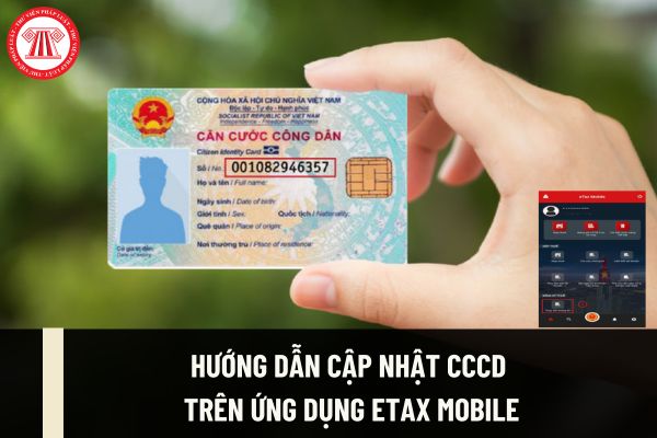 Hướng dẫn cập nhật CCCD trên ứng dụng Etax Mobile cho cá nhân không kinh doanh chi tiết nhất?
