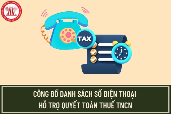 Công bố danh sách số điện thoại hỗ trợ quyết toán thuế TNCN tại các Phòng và các Chi cục Thuế?