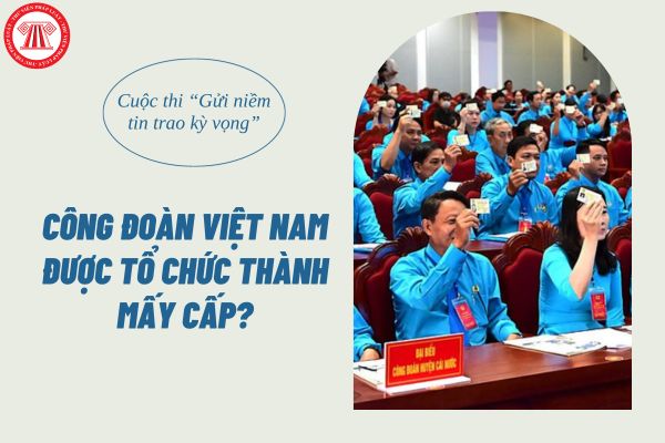 Công đoàn Việt Nam được tổ chức thành mấy cấp? Huy hiệu Công đoàn Việt Nam được quy định như thế nào?