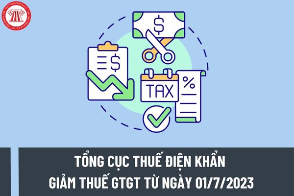 Tổng cục Thuế điện khẩn giảm thuế GTGT từ ngày 01/7/2023? Lập hoá đơn giảm thuế GTGT năm 2023 theo Nghị định 44/2023/NĐ-CP như thế nào?