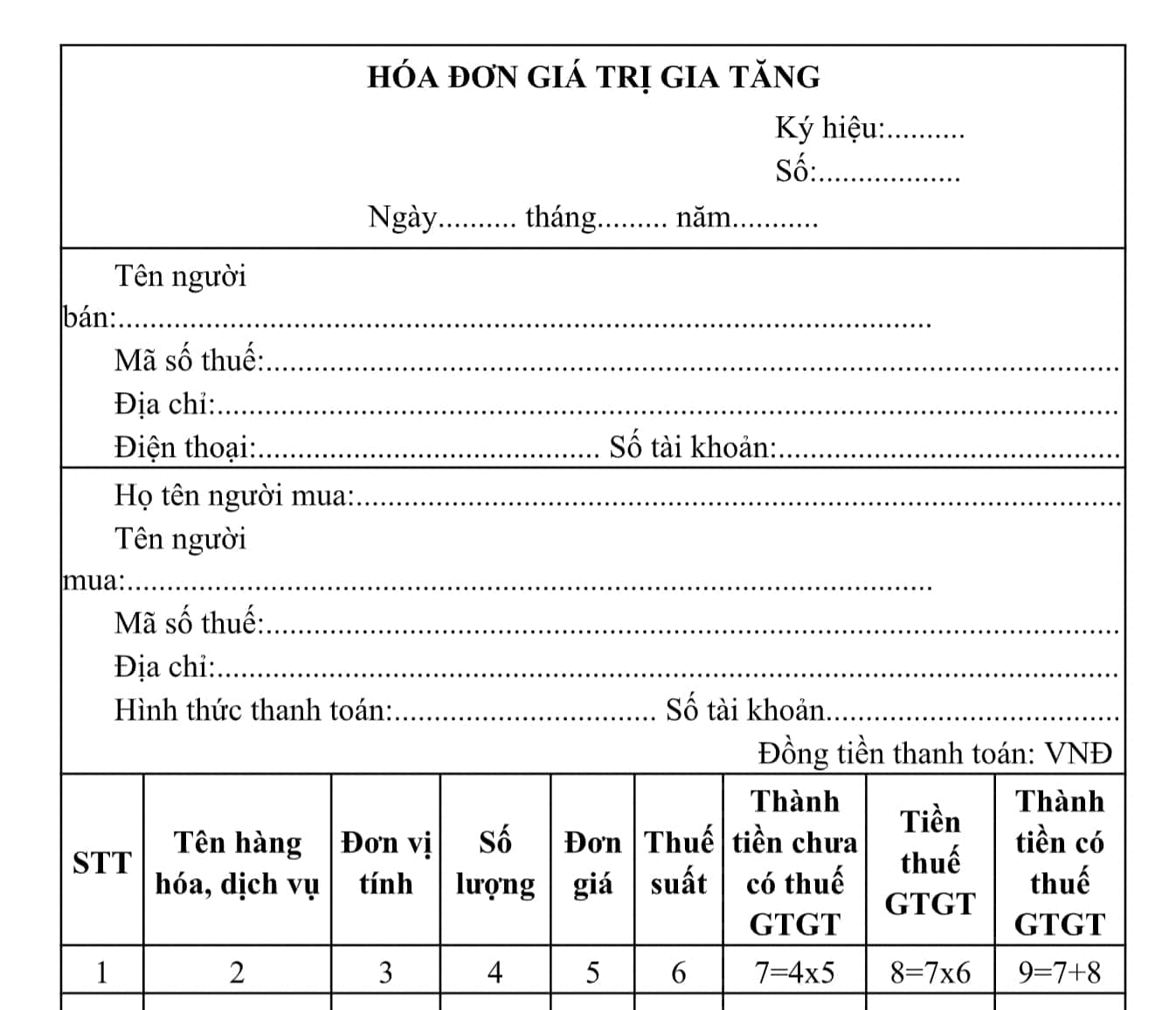 Tổng hợp các mẫu hóa đơn thuế giá trị gia tăng năm 2024? Cần lưu ý ...