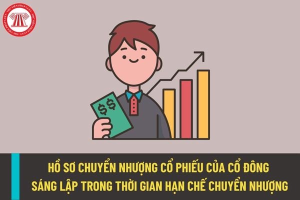 Hồ sơ chuyển nhượng cổ phiếu của cổ đông sáng lập trong thời gian hạn chế chuyển nhượng gồm những thành phần gì?