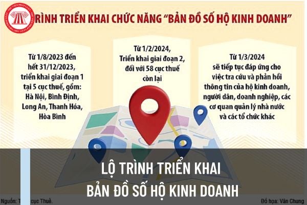 Lộ trình 2 giai đoạn triển khai chức năng Bản đồ số hộ kinh doanh trên ứng dụng eTax Mobile ra sao?