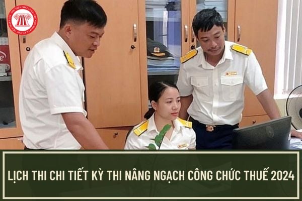 Lịch thi chi tiết kỳ thi nâng ngạch công chức thuế 2024? Lưu ý khi dự thi kỳ thi nâng ngạch công chức thuế 2024?