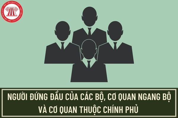 Người đứng đầu của các Bộ, cơ quan ngang Bộ và Cơ quan thuộc Chính phủ hiện nay là những ai?