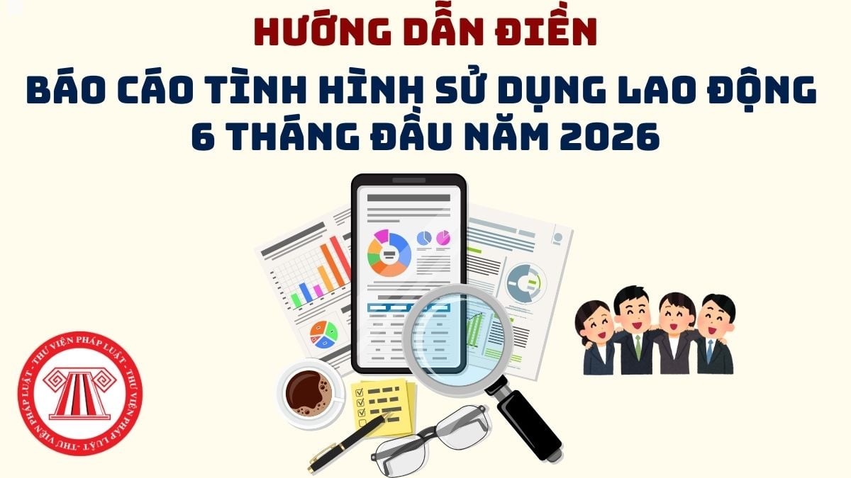 Hướng dẫn điền báo cáo tình hình sử dụng lao động 6 tháng đầu năm 2026? Hạn chót nộp báo cáo là ngày nào?
