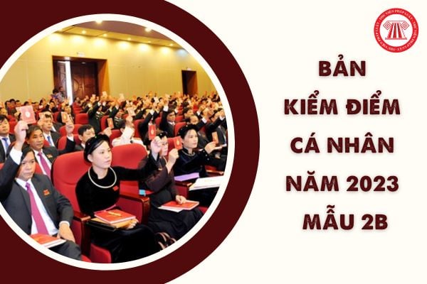 Cách viết Bản kiểm điểm cá nhân năm 2023 Mẫu 2B? Tải Bản kiểm điểm cá nhân năm 2023 Mẫu 2B file word ở đâu?