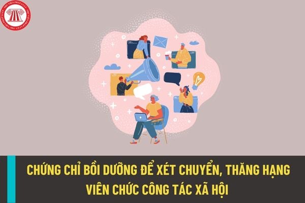 Đã có chứng chỉ bồi dưỡng trước 30/06/2022 thì có cần học thêm lớp bồi dưỡng để xét chuyển, thăng hạng viên chức công tác xã hội không?