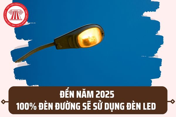 Đến năm 2025, 100% đèn đường sẽ sử dụng đèn LED theo chỉ đạo tiết kiệm điện mới nhất của Thủ tướng đúng không?