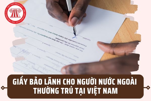 Mẫu Giấy bảo lãnh cho người nước ngoài thường trú tại Việt Nam NA11 mới nhất theo Thông tư 22?