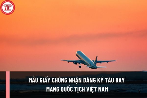 Mẫu Giấy chứng nhận đăng ký tàu bay mang quốc tịch Việt Nam? Tàu bay đăng ký mang quốc tịch Việt Nam có được có quốc tịch của quốc gia khác?