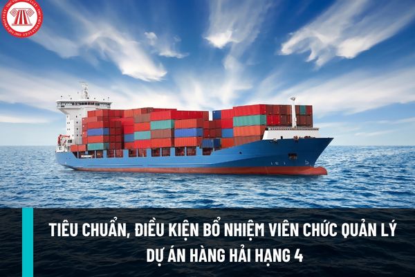 Tiêu chuẩn, điều kiện bổ nhiệm viên chức Quản lý dự án hàng hải hạng 4 được quy định như thế nào?