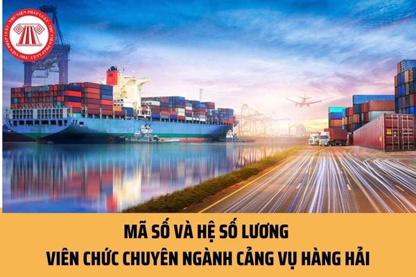 Mã số và hệ số lương viên chức chuyên ngành cảng vụ hàng hải theo quy định mới nhất như thế nào?