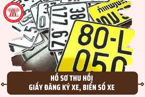 Hồ sơ thu hồi giấy đăng ký xe, biển số xe mới nhất? Trách nhiệm của cơ quan đăng ký xe theo Thông tư 24 ra sao?