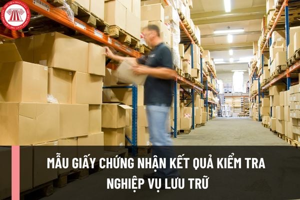 Mẫu Giấy chứng nhận kết quả kiểm tra nghiệp vụ lưu trữ? Thủ tục cấp Giấy Chứng nhận kết quả kiểm tra nghiệp vụ lưu trữ ra sao?