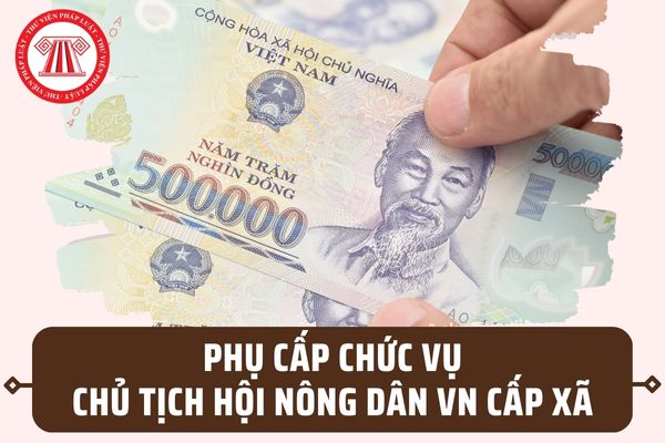 Mức phụ cấp Chủ tịch Hội Nông dân Việt Nam cấp xã từ 01/7/2023 là bao nhiêu theo quy định mới? 