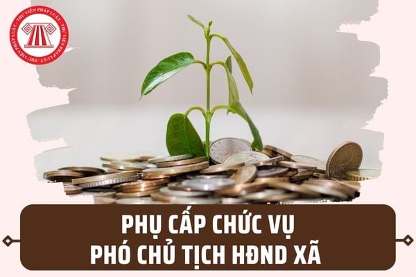 Mức phụ cấp chức vụ của Phó Chủ tịch Hội đồng nhân dân xã từ 01/7/2023? Được tăng bao nhiêu phần trăm?