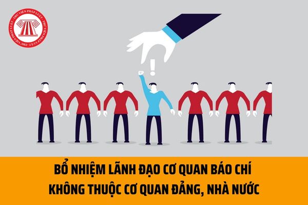 Quy trình bổ nhiệm lãnh đạo cơ quan báo chí không thuộc cơ quan đảng, nhà nước, MTTQ Việt Nam, các tổ chức chính trị - xã hội ra sao?