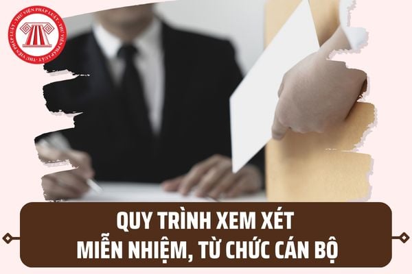 Quy trình xem xét miễn nhiệm, từ chức cán bộ TP Hồ Chí Minh mới nhất 2023 được thực hiện ra sao?