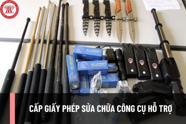 Hồ sơ, thủ tục cấp Giấy phép sửa chữa công cụ hỗ trợ như thế nào? Điều kiện thực hiện sửa chữa công cụ hỗ trợ là gì?