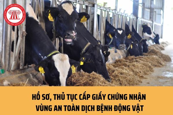 Hồ sơ, thủ tục cấp Giấy chứng nhận vùng an toàn dịch bệnh động vật hiện nay bao gồm những gì?