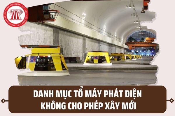 Danh mục 13 tổ máy phát điện hiệu suất thấp không cho phép xây mới từ ngày 15/7/2023 gồm những gì?