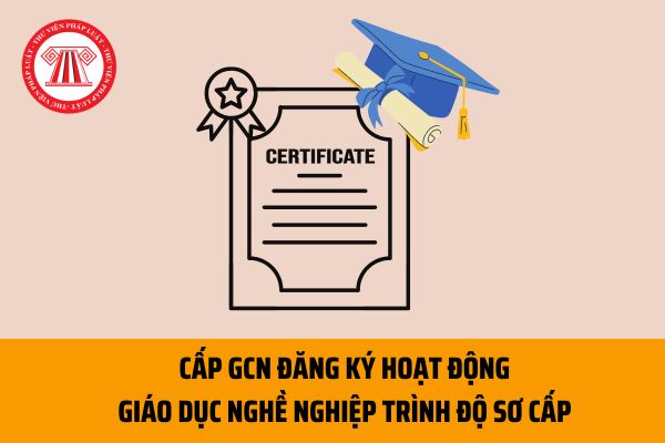 Thủ tục cấp giấy chứng nhận đăng ký hoạt động giáo dục nghề nghiệp đối với trường cao đẳng đào tạo trình độ sơ cấp ra sao?
