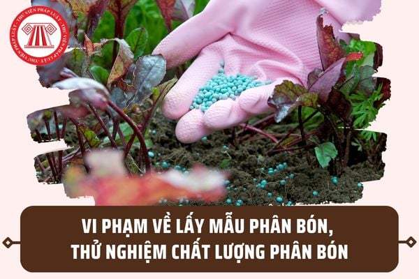 Mức phạt tiền cao nhất khi vi phạm quy định về lấy mẫu phân bón, thử nghiệm chất lượng phân bón là bao nhiêu?