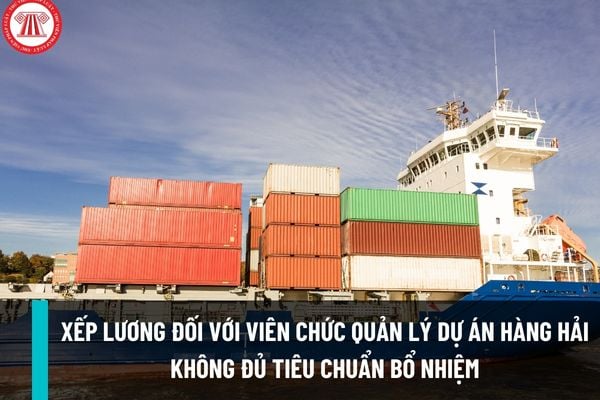 Xếp lương đối với viên chức quản lý dự án hàng hải không đủ tiêu chuẩn bổ nhiệm tại quy định mới thế nào?