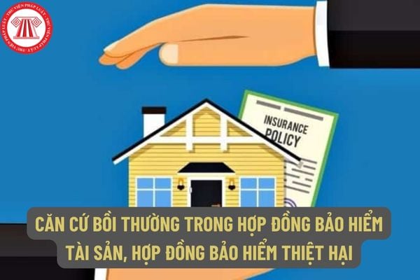 Căn cứ bồi thường trong hợp đồng bảo hiểm tài sản, hợp đồng bảo hiểm thiệt hại như thế nào?