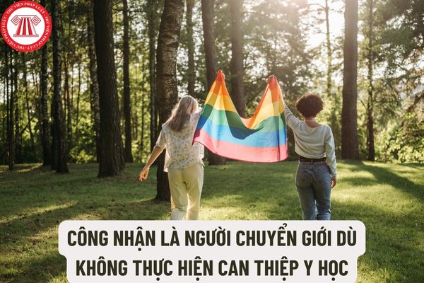 Đề xuất công nhận là người chuyển đổi giới tính dù không thực hiện can thiệp y học để chuyển giới tính?