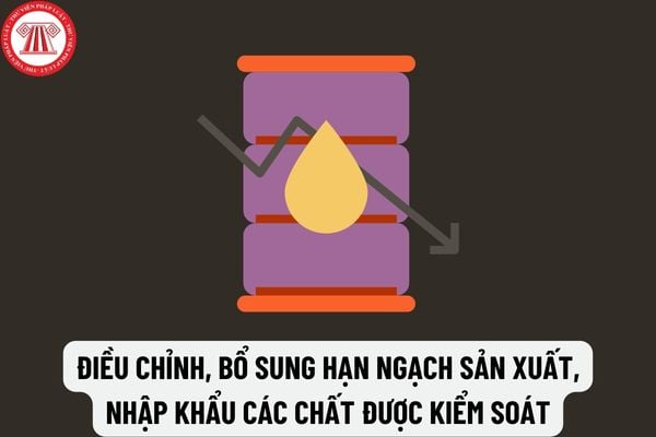 Đơn đề nghị điều chỉnh, bổ sung hạn ngạch sản xuất, nhập khẩu các chất được kiểm soát là mẫu nào?