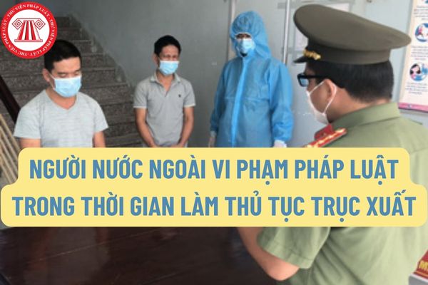 Kinh phí bảo đảm cho việc áp dụng biện pháp đối với người nước ngoài vi phạm pháp luật Việt Nam trong thời gian làm thủ tục trục xuất bao gồm những khoản nào?