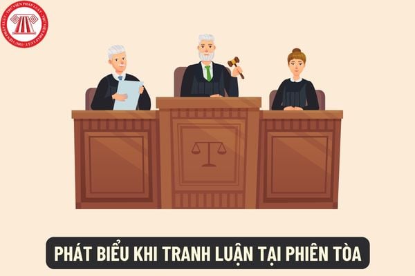 Việc phát biểu khi tranh luận tại phiên tòa sơ thẩm theo trình tự như thế nào? Thời hạn tạm ngưng phiên tòa sơ thẩm tối đa là bao lâu?