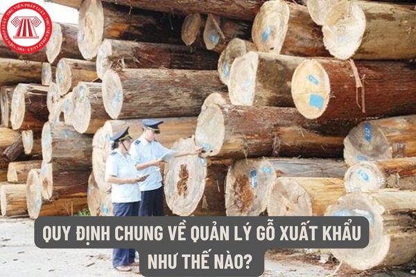 Quy định chung về quản lý gỗ xuất khẩu như thế nào? Trình tự xác nhận nguồn gốc gỗ trước khi xuất khẩu như thế nào?